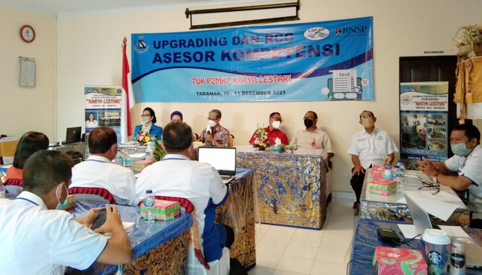 TUK P2MKP Karya Lestari Gelar Upgrading dan RCC Asesor Kompetensi