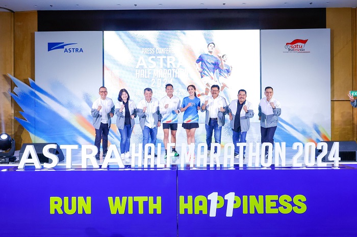 Astra Half Marathon 2024 Ajak Masyarakat Berlari dengan Bahagia