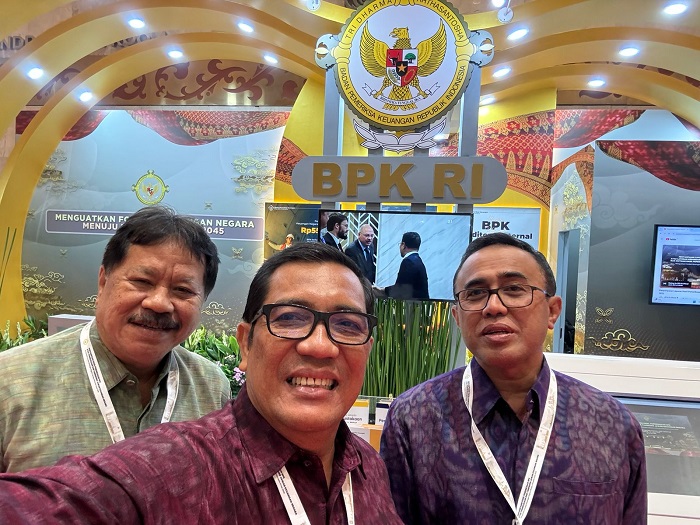 Bupati Sanjaya Hadiri Penyampaian Hasil Pemeriksaan Keuangan Negara dan Seminar Nasional BPK-RI di JCC