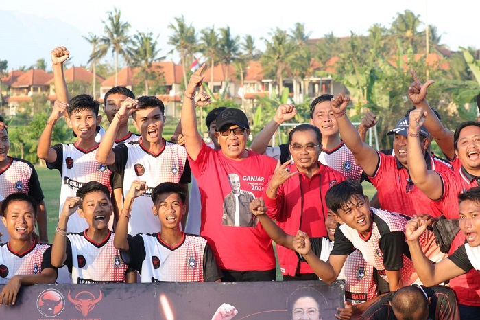 Tabanan U-17 Gilas Buleleng 5-0 pada Semi Final Liga Kampung PDI Perjuangan 2023