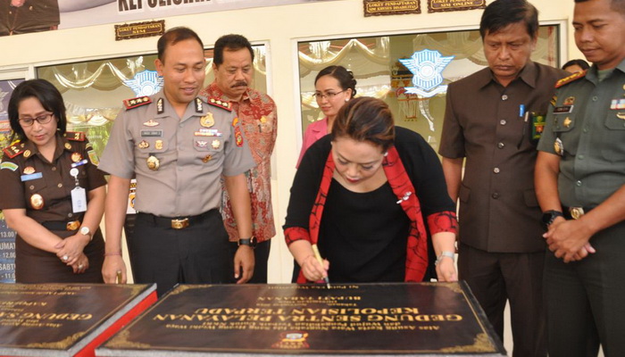 Bupati Eka Resmikan Gedung Sanika Satyawada dan SPKT Mapolres Tabanan