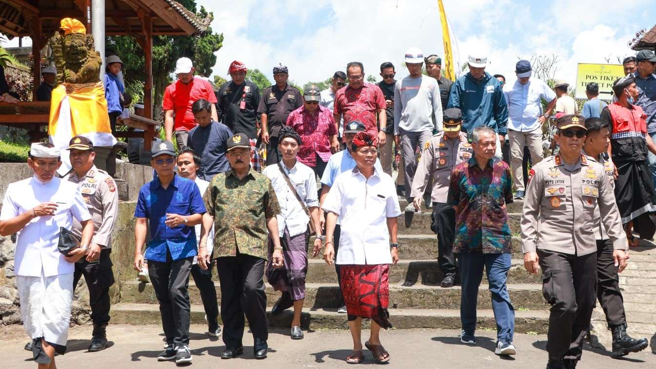 Ribuan Warga Bali Bakal Sambut saat Presiden Jokowi Kunjungi Kawasan Suci Pura Agung Besakih