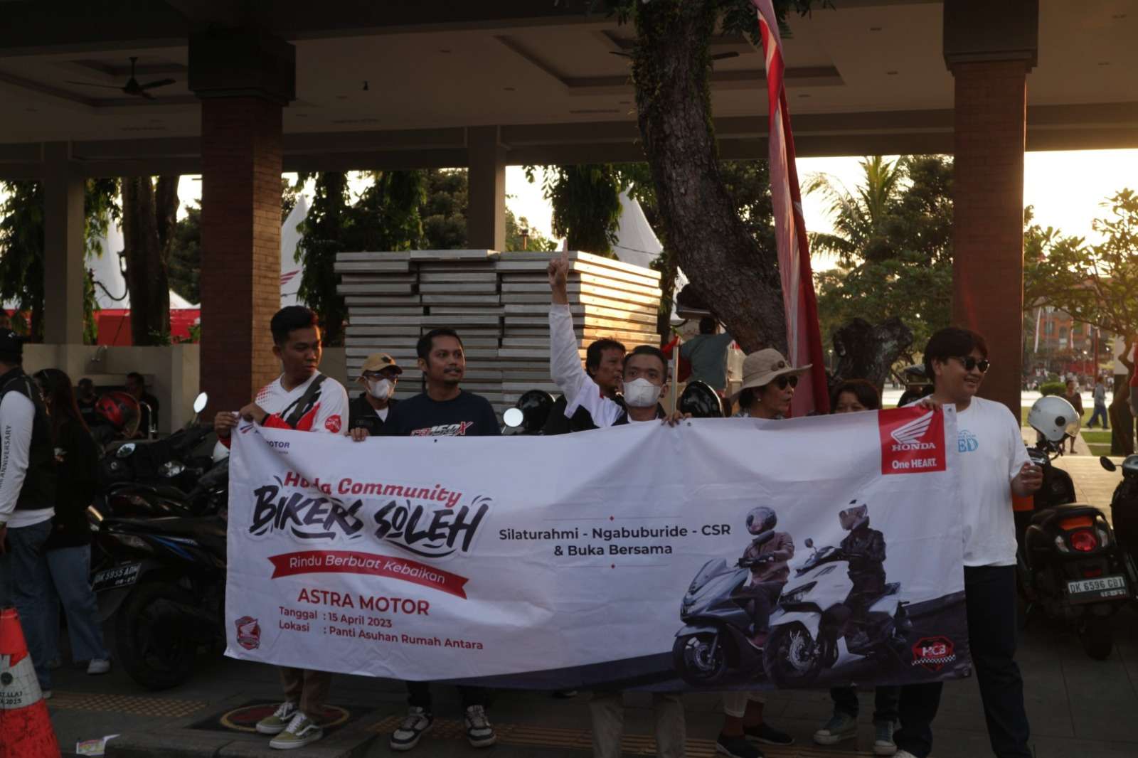 Honda Community Bikers Soleh Sambangi Panti Asuhan, Saling Berbagi Dan Tebar Kebaikan