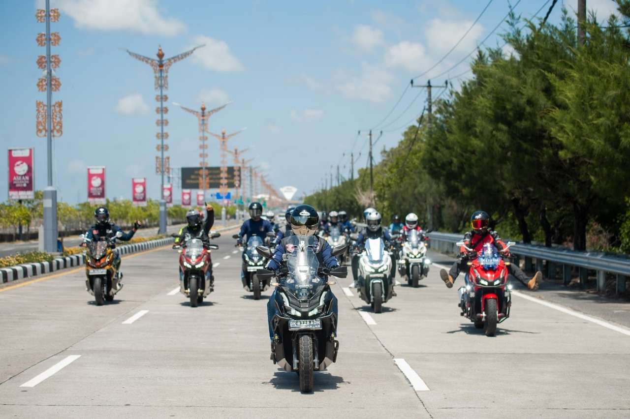 Promosikan Pariwisata Bali, Ratusan Bikers dalam dan Luar Negeri Ramaikan JAMNAS Honda ADV Indonesia (HAI) ke-2