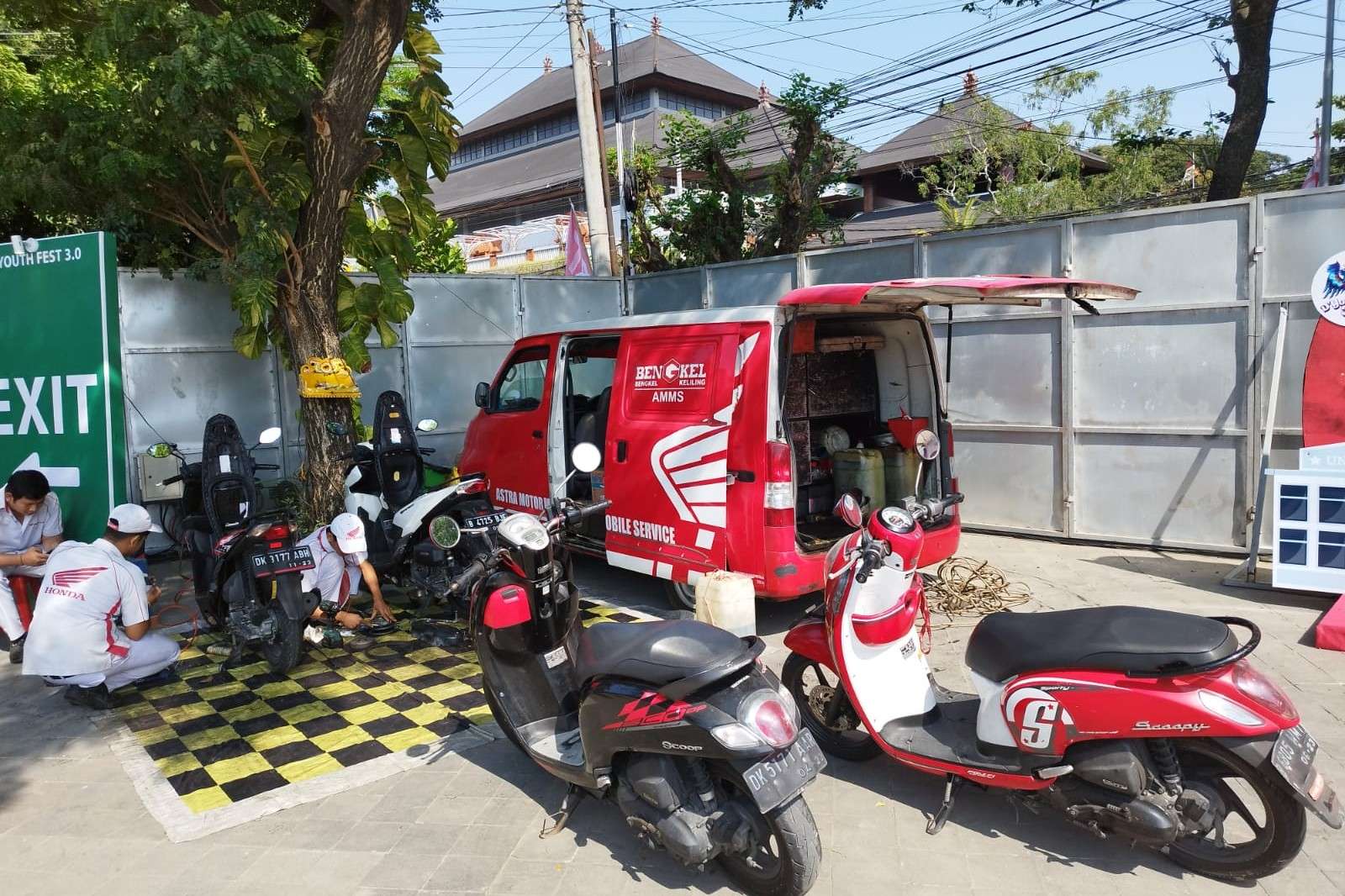 Honda AT Family Day 2023 di Bali, Puluhan Konsumen Nikmati Layanan Service Gratis