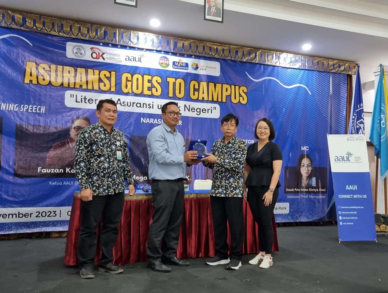 AAUI Denpasar Gandeng Universitas Dhyana Pura Gelar Literasi Asuransi untuk Negeri