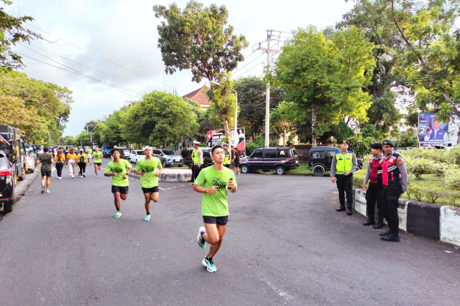 Pemilu Fun Run 2023, Polda Bali Terjunkan Satgas Gabungan OMB