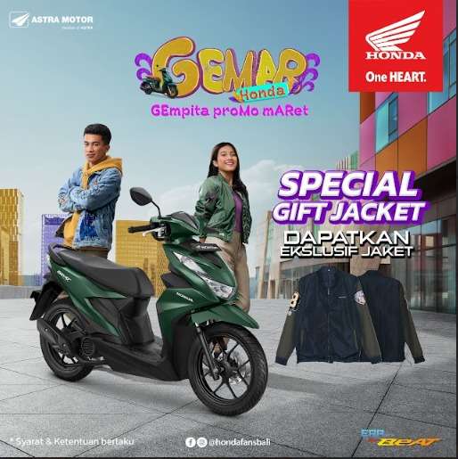 Promo Spesial Gift Honda BeAT Sporty untuk Konsumen Loyal di Bali