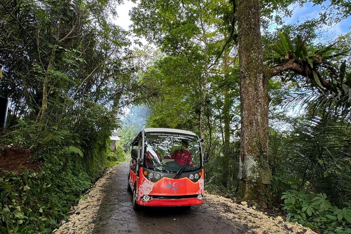 Wujudkan Bali Lebih Bersih dan Ramah Lingkungan, Kini Pengunjung Bisa Nikmati Keindahan Jatiluwih dengan Bus EV
