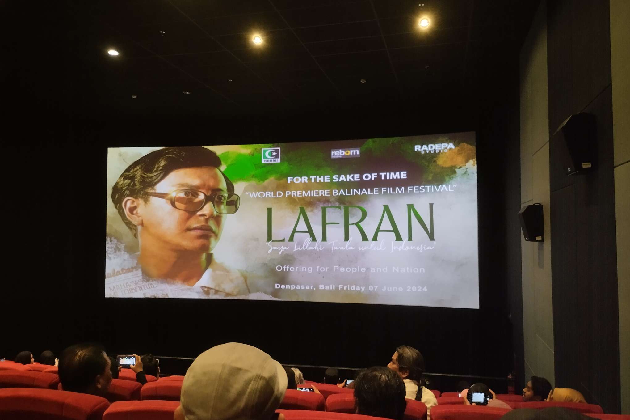 Bupati Jembrana, Politisi hingga aktivis HMI Antusias Saksikan Nobar Film Lafran di Bali