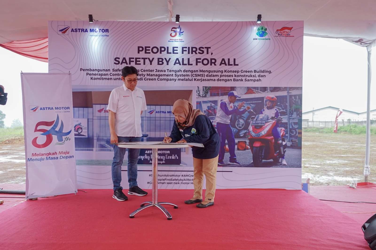 54 Tahun Astra Motor, Resmikan Pembangunan Safety Riding Center Jawa Tengah