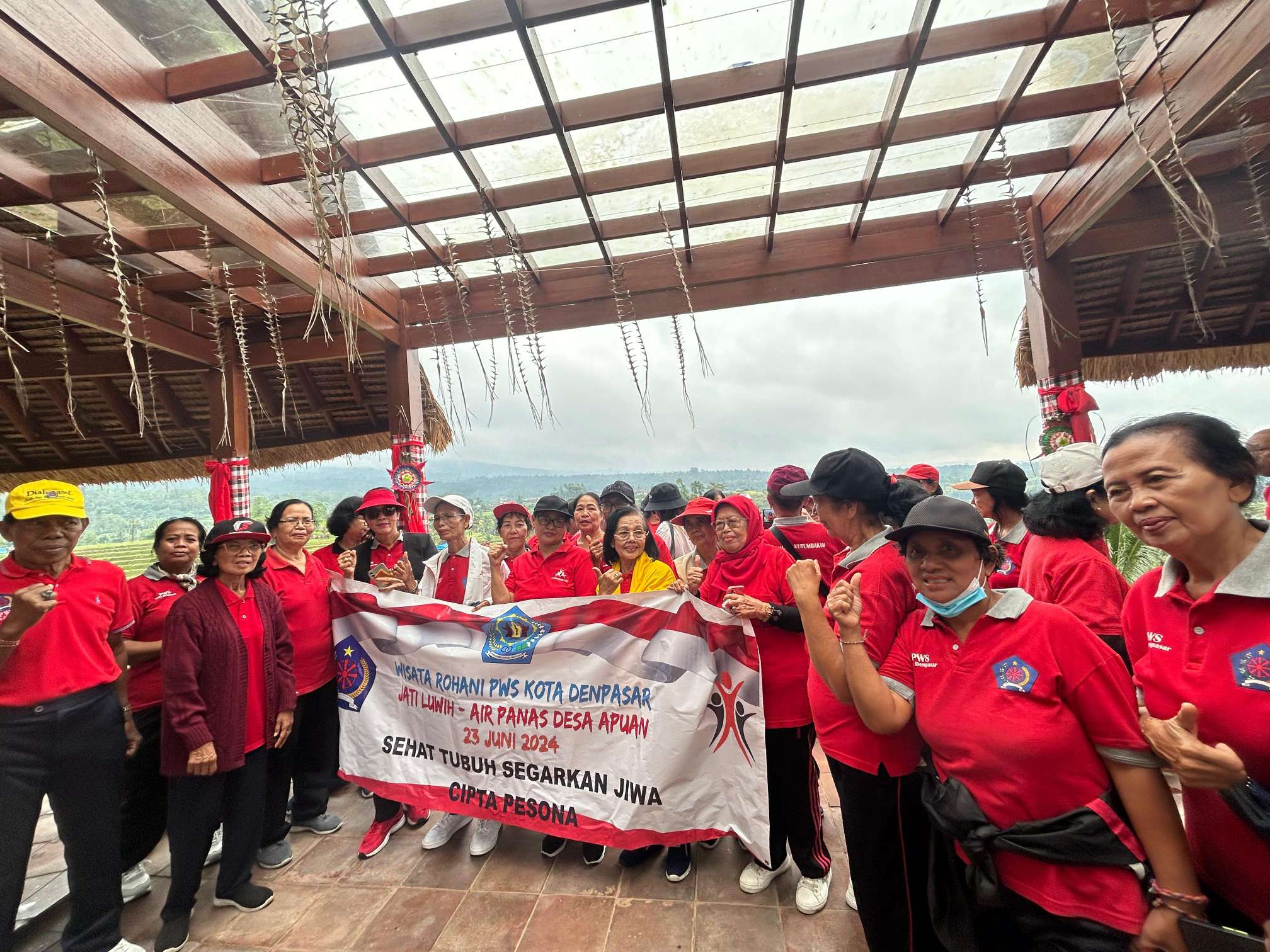 Promosikan Gaya Hidup Sehat Pererat Kebersamaan, Ini yang Dilakukan PWS Denpasar di Jatiluwih