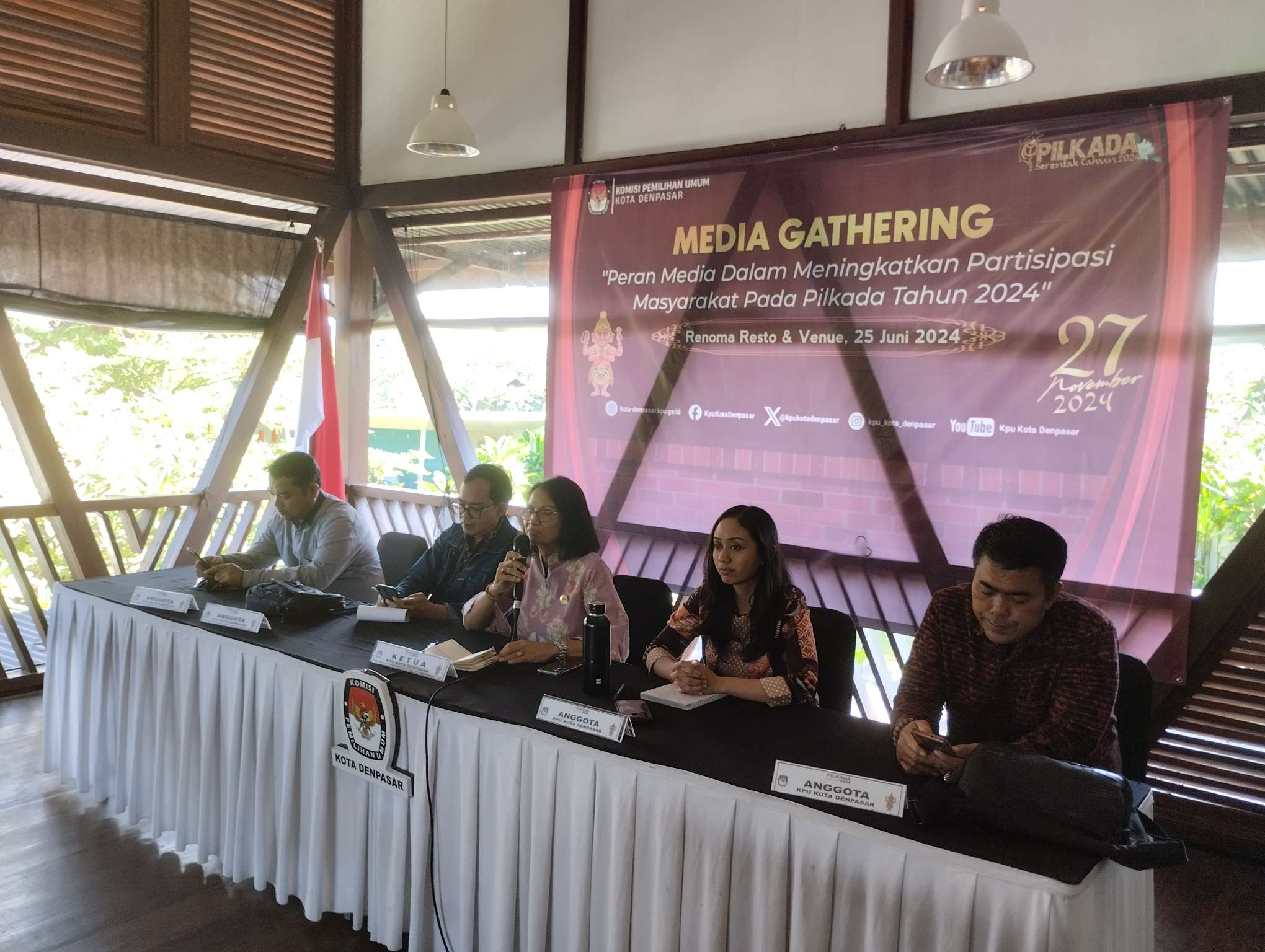 KPU Denpasar Ajak Media Dorong Peningkatan Partisipasi Publik di Pilkada Serentak 2024