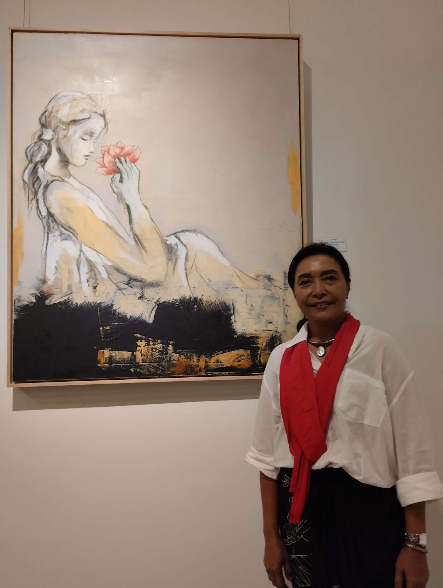 Hormati Cinta dan Perhatian Para Ibu, Pelukis Ni Way Gelar Pameran Soul Free di Sudakara Artspace