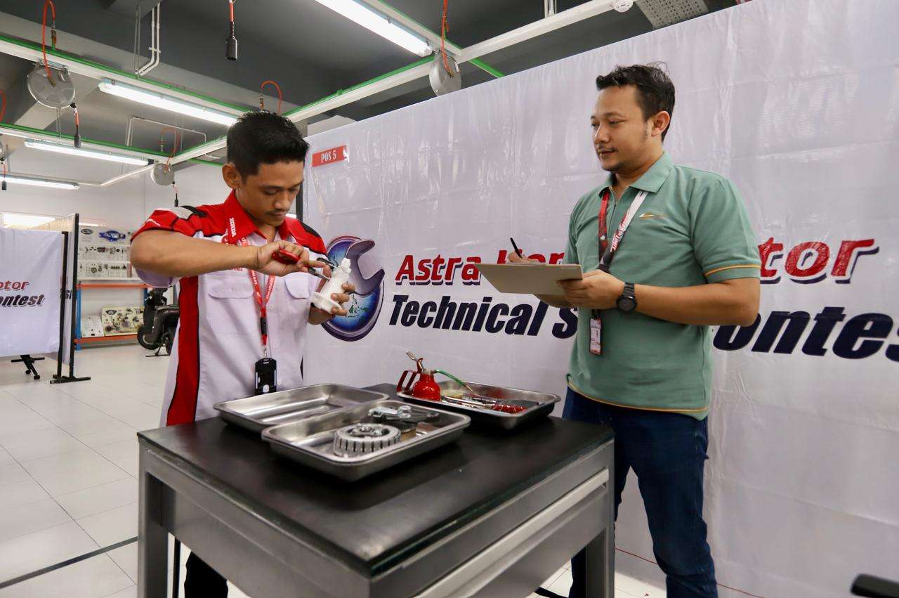 Technical Skill Contest 2024, AHM Uji Ketrampilan dan Kesiapan Teknisi AHASS Hadapi Era Motor Listrik