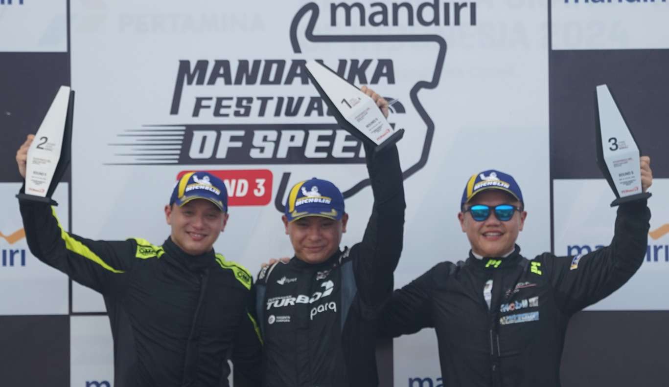 Porsche Sprint Challenge Indonesia, Aldio Oekon Raih Podium Tertinggi