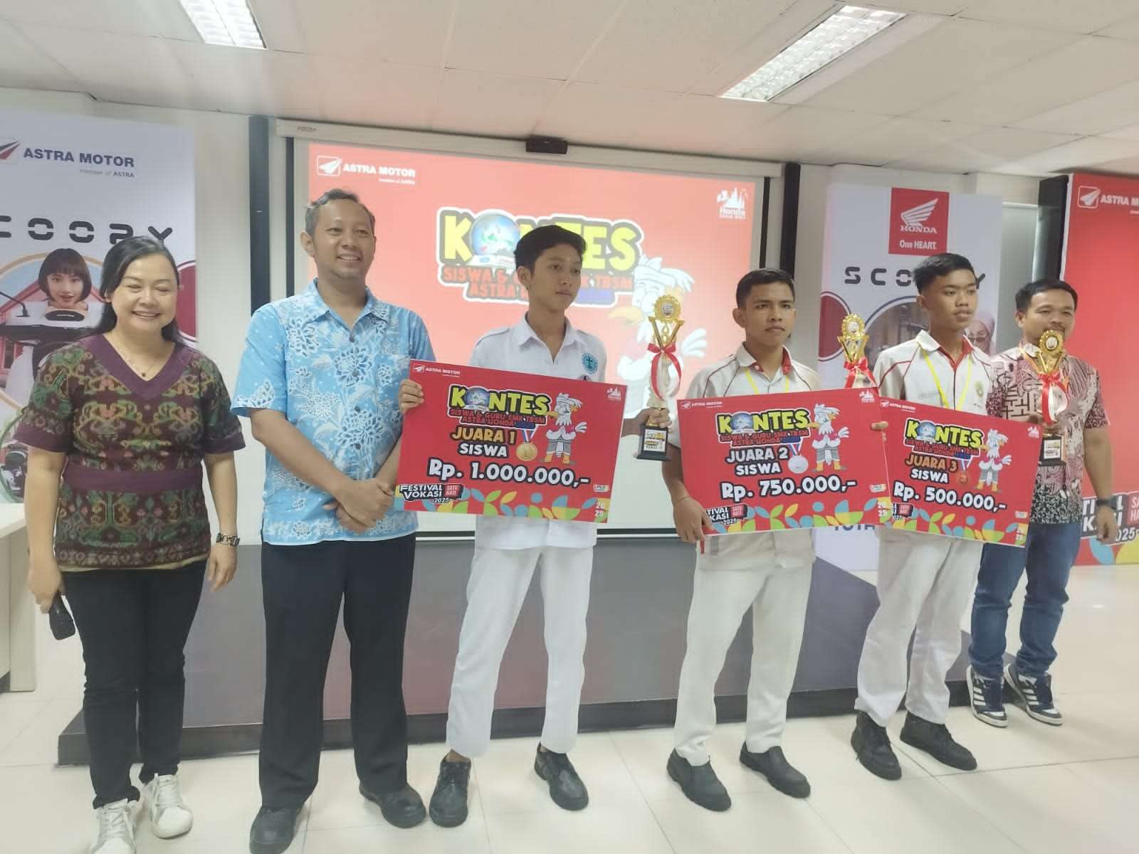 Astra Motor Bali Umumkan Jawara Kontes Festival Vokasi Satu Hati, Berikut Daftar Pemenangnya