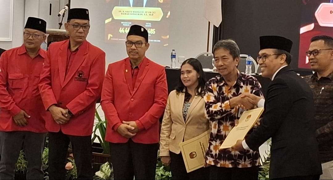 KPU Tetapkan Hasto Wardoyo Wali Kota Jogja Periode 2025-2030