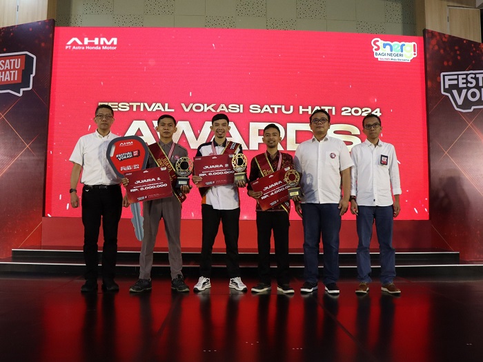 Perwakilan Astra Motor Bali Raih Juara Tiga Kategori Guru Festival Vokasi AHM 2024