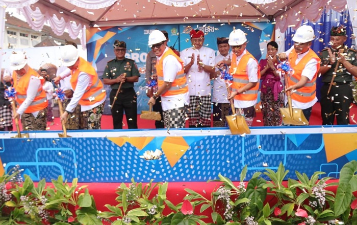 Groundbreaking IT BRI Tabanan, Bupati Sanjaya Harapkan Kecanggihan Teknologi Bisa Dipadukan Kearifan Lokal