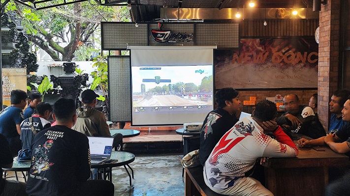 NoBar dan Gathering MXGP 2023, Honda Community Bali Dukung Crosser Binaan Astra