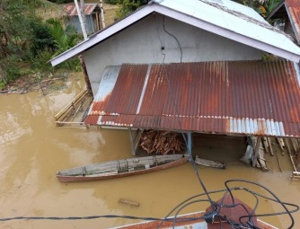 Banjir Rendam Puluhan Rumah di Delapan Desa Kabupaten Kapuas Hulu