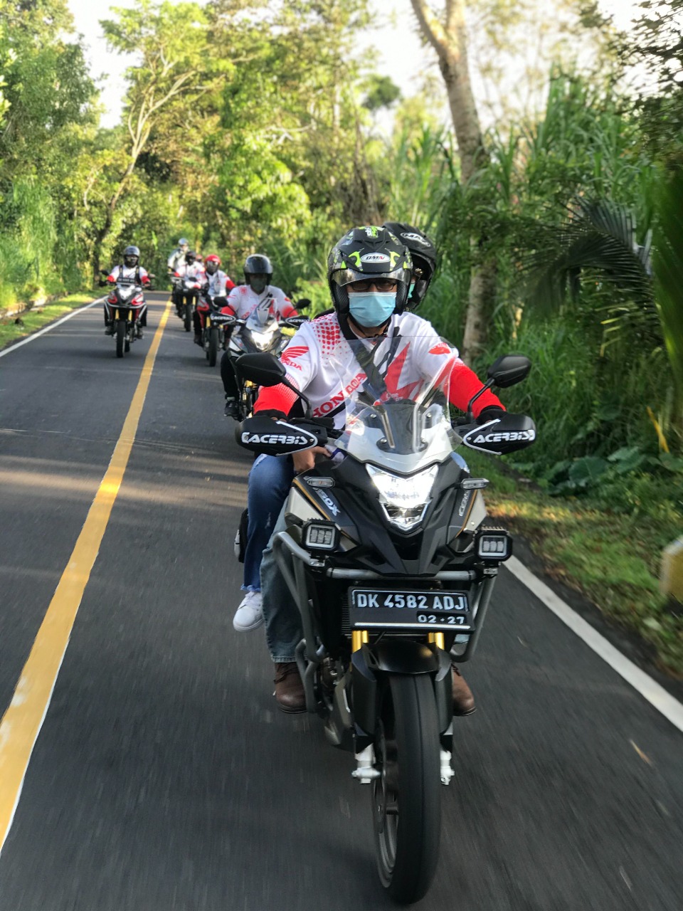 Deklarasi CB150X Bali Chapter  Berkonsep Bikers Camp, Menyatu Bersama Alam