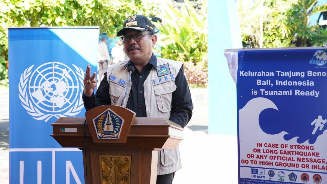 Tanjung Benoa Dikukuhkan ‘Tsunami Ready Community’, Wagub Bali: Contoh bagi Daerah Lain