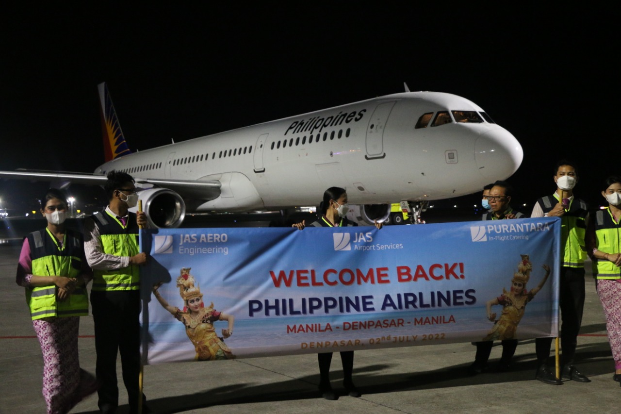 Philippine Airlines Kembali Layani Penerbangan ke Bali