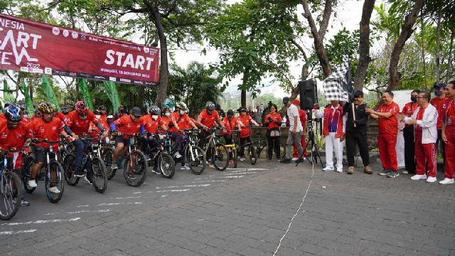 Sambut ‘World Heart Day’, YPI Ajak Masyarakat Bali Berperilaku Hidup Sehat Melalui Bersepeda