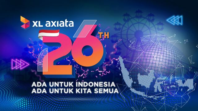 26 Tahun XL Axiata, Perkuat Komitmen Pelayanan dan Inovasi Terbaik bagi Pelanggan