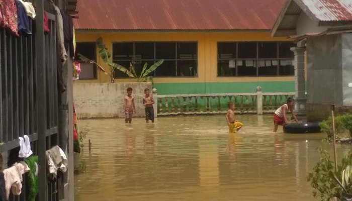 Banjir Langkat Rendam Ratusan Rumah di Tiga Kecamatan