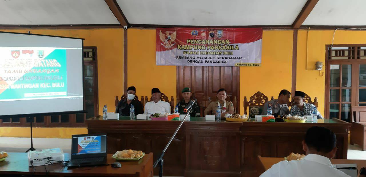 Desa Mantingan Rembang Dicanangkan sebagai Kampung Pancasila