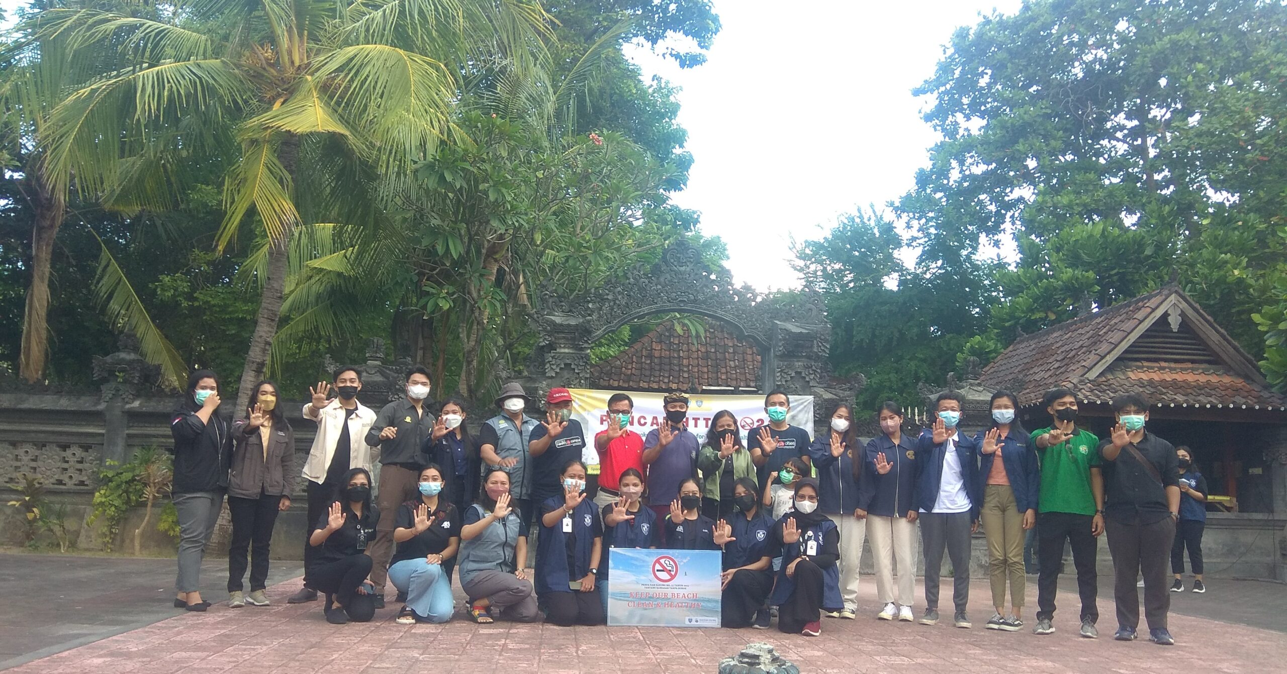 Puncak HTTS di Bali, KMPT Unud Wujudkan Lingkungan Bersih Bebas Asap Rokok