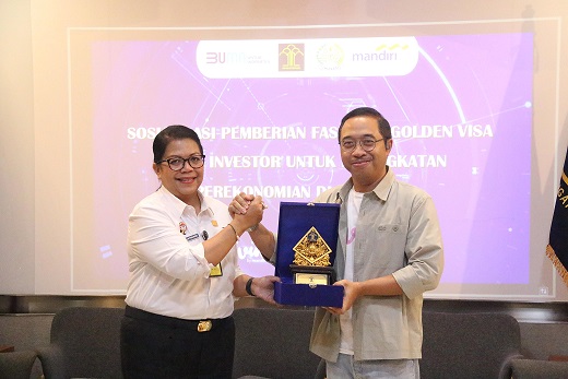 Tingkatkan Investasi, Kemenkumham Bali Gandeng Bank Mandiri Sosialisasikan Golden Visa