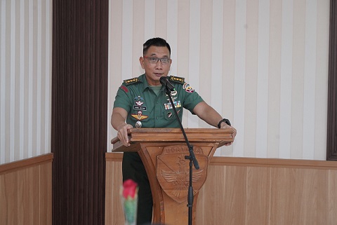 Pendam IX/Udayana Gelar Syukuran HUT ke-74 Penerangan TNI AD