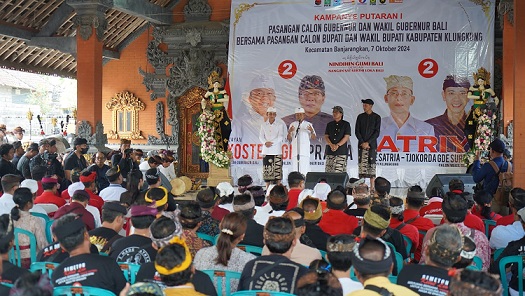 Suara Bulat Banjarangkan Klungkung untuk Koster-Giri, Minta Lanjutkan Pusat Kebudayaan Bali