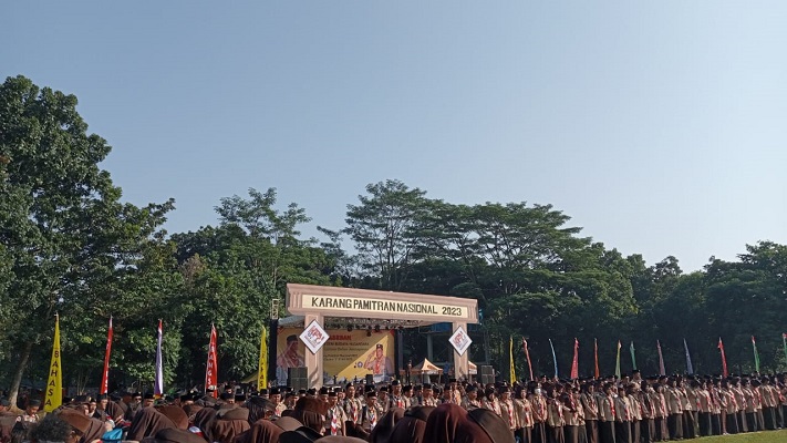 Kwarcab Rembang Kirim 15 Peserta Ikuti Karang Pamitran Nasional di Cibubur