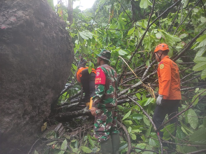 Longsor di Desa Pikat Klungkung, Dua Warga Terluka