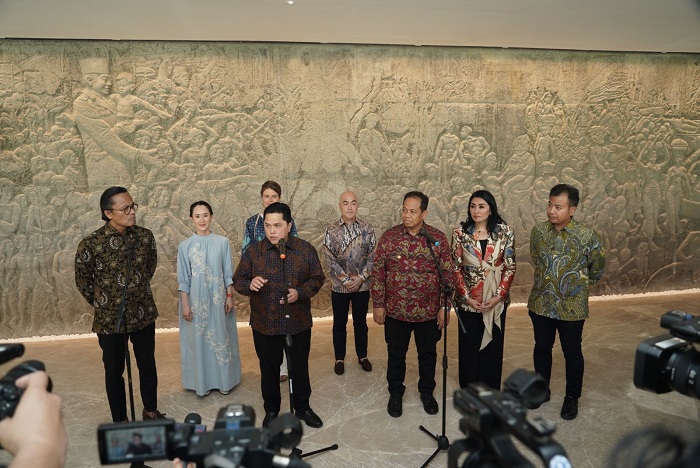 Menteri BUMN Erick Thohir saat peresmian KEK Sanur 2