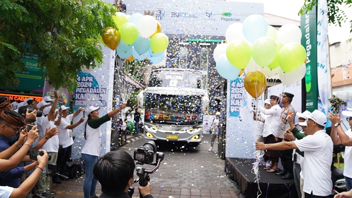 Masyarakat Antusias Ikuti Mudik Asyik Bersama Pegadaian Denpasar, Disiapkan 5 Bus ke Jawa Timur