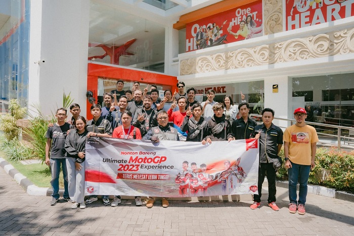 Honda Community Bali Gelar Nobar, Dukung Pebalap AHRT dan RHT di MotoGP Mandalika 2023