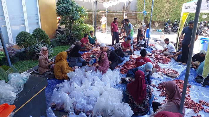 Semangat Berbagi Idul Adha, Pegadaian Kanwil VII Denpasar Bagikan Hewan Kurban