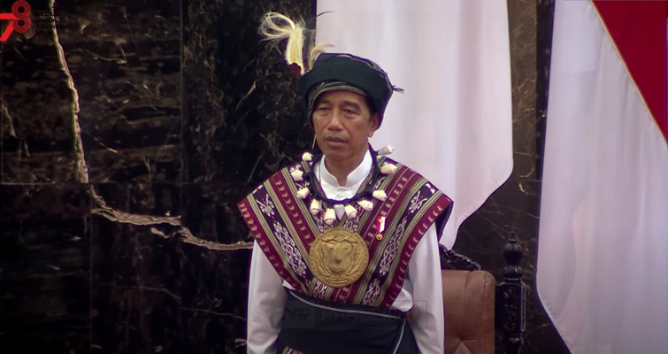Sidang Tahunan MPR, Presiden Jokowi Pilih Pakaian Adat Tanimbar
