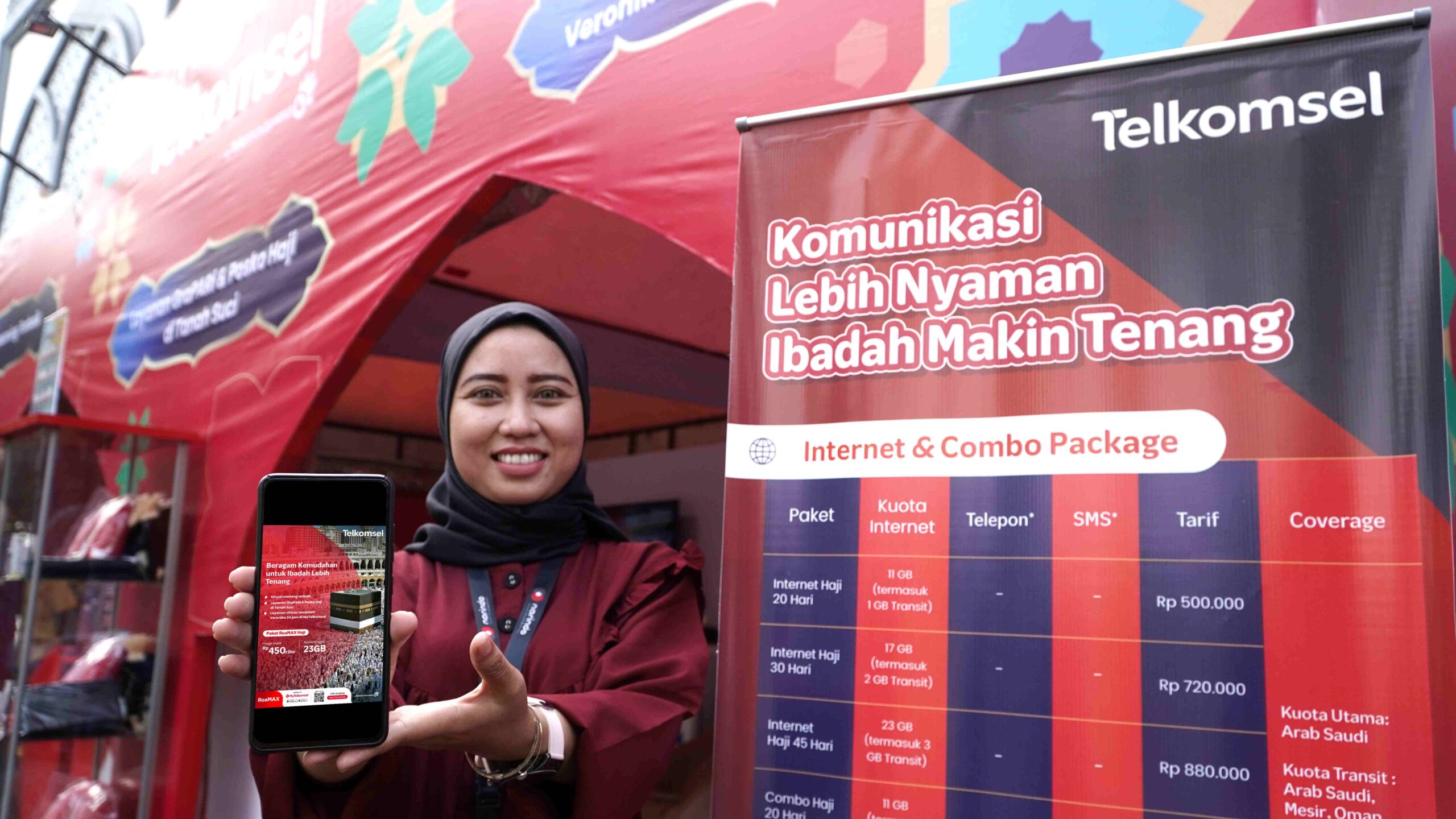 Hadirkan Produk dan Layanan Unggulan, Telkomsel Berikan Kemudahan dan Kenyamanan Komunikasi Jamaah Haji di Tanah Suci