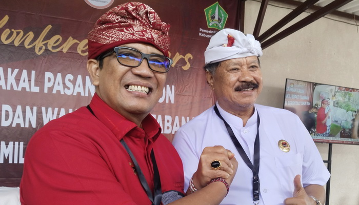 Pilkada 2024, Paslon Usungan PDIP Menang di Tabanan