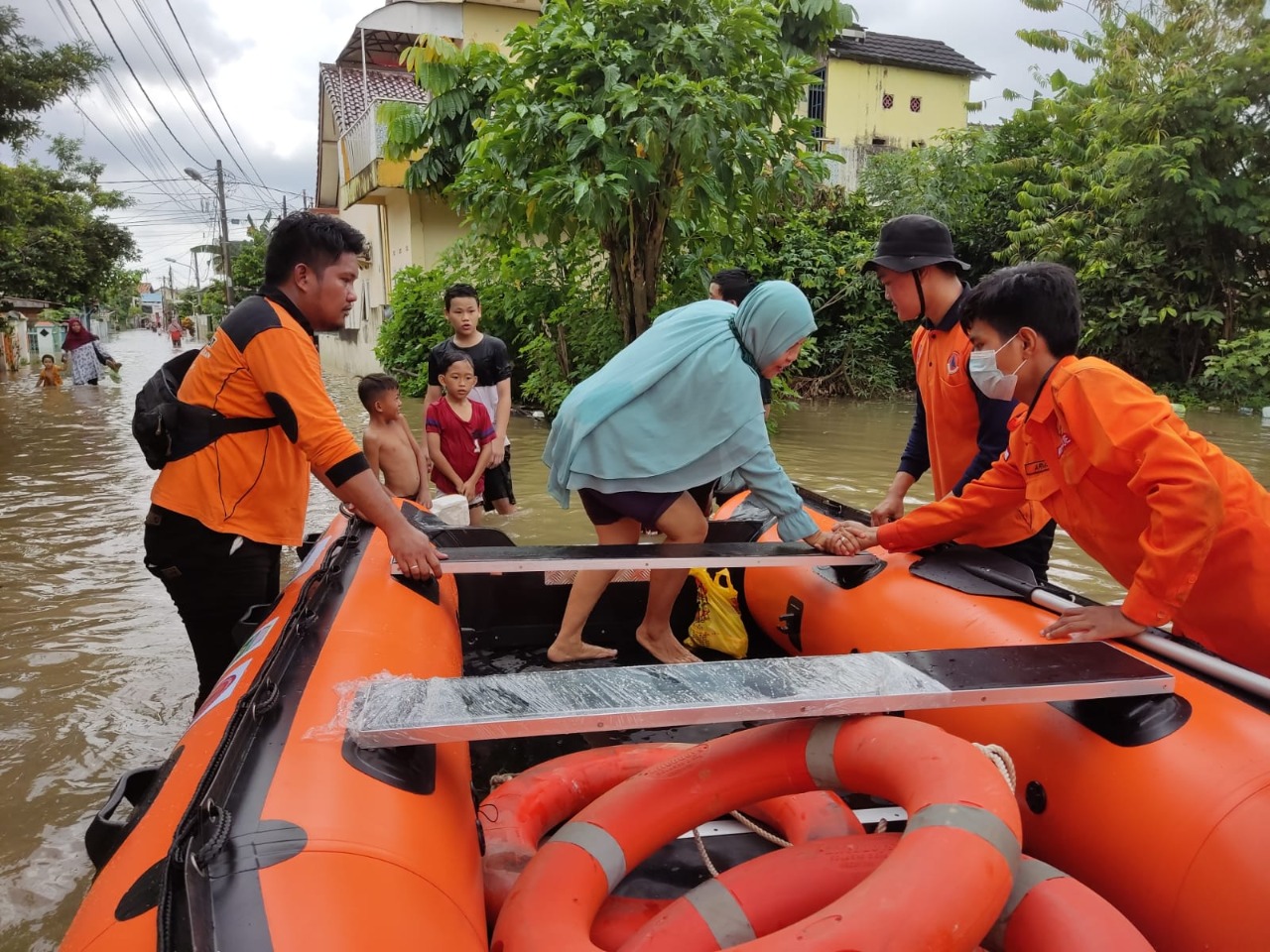 Banjir Landa Kota Palembang, Lima Kecamatan Terdampak