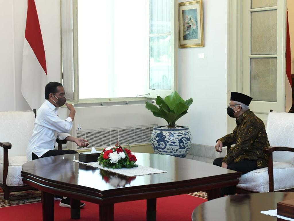 Presiden Silaturahmi Dengan Wapres Selepas Cuti Bersama Idul FItri