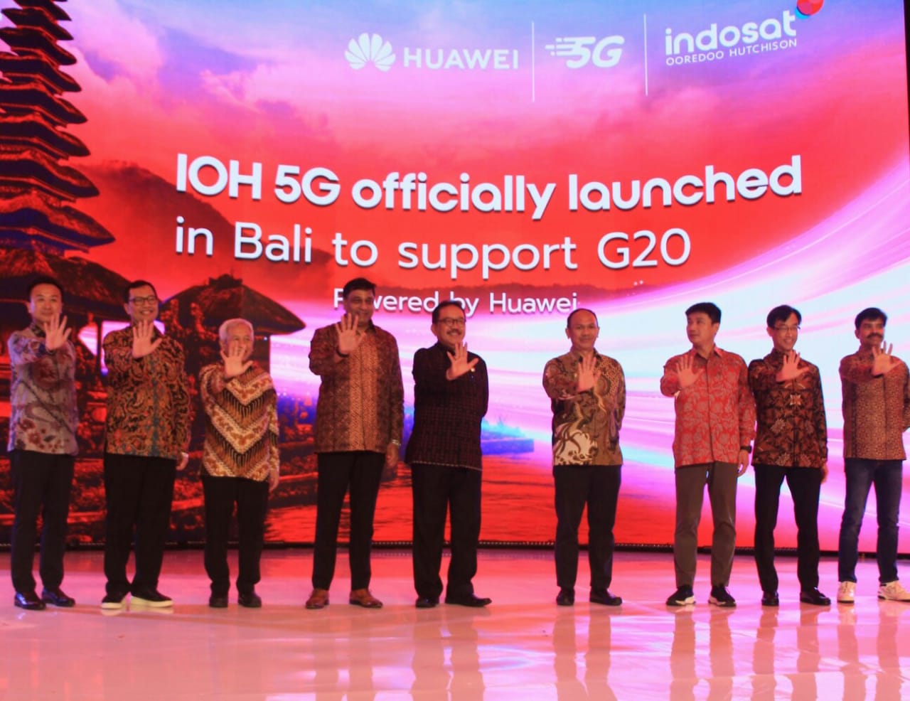 Dukung KTT G20, Wagub Bali Hadiri Peluncuran Layanan 5G IOH