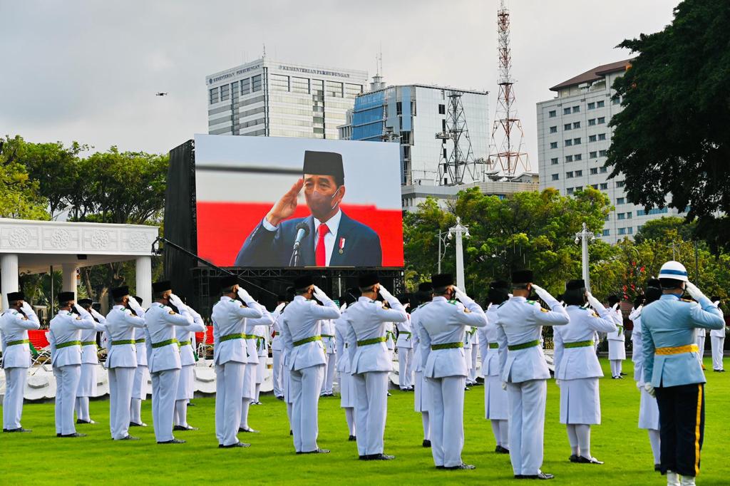 68 Pelajar SMA Dikukuhkan Jadi Anggota Paskibraka 2022